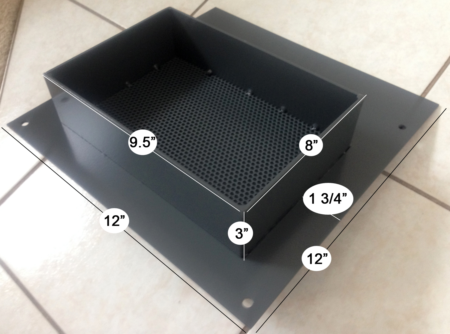 container vent deimension - inside